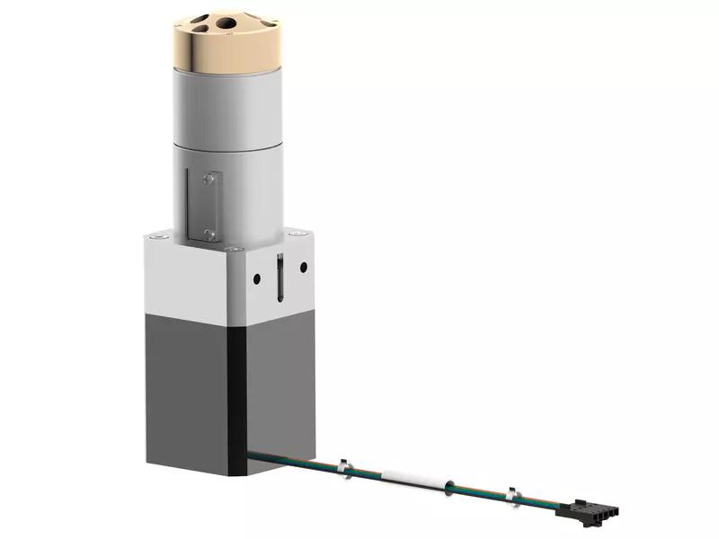 Rotary shear valve, 4 port, continuously rotating